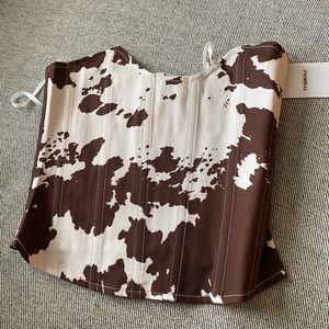 Miaou Cow Print Top